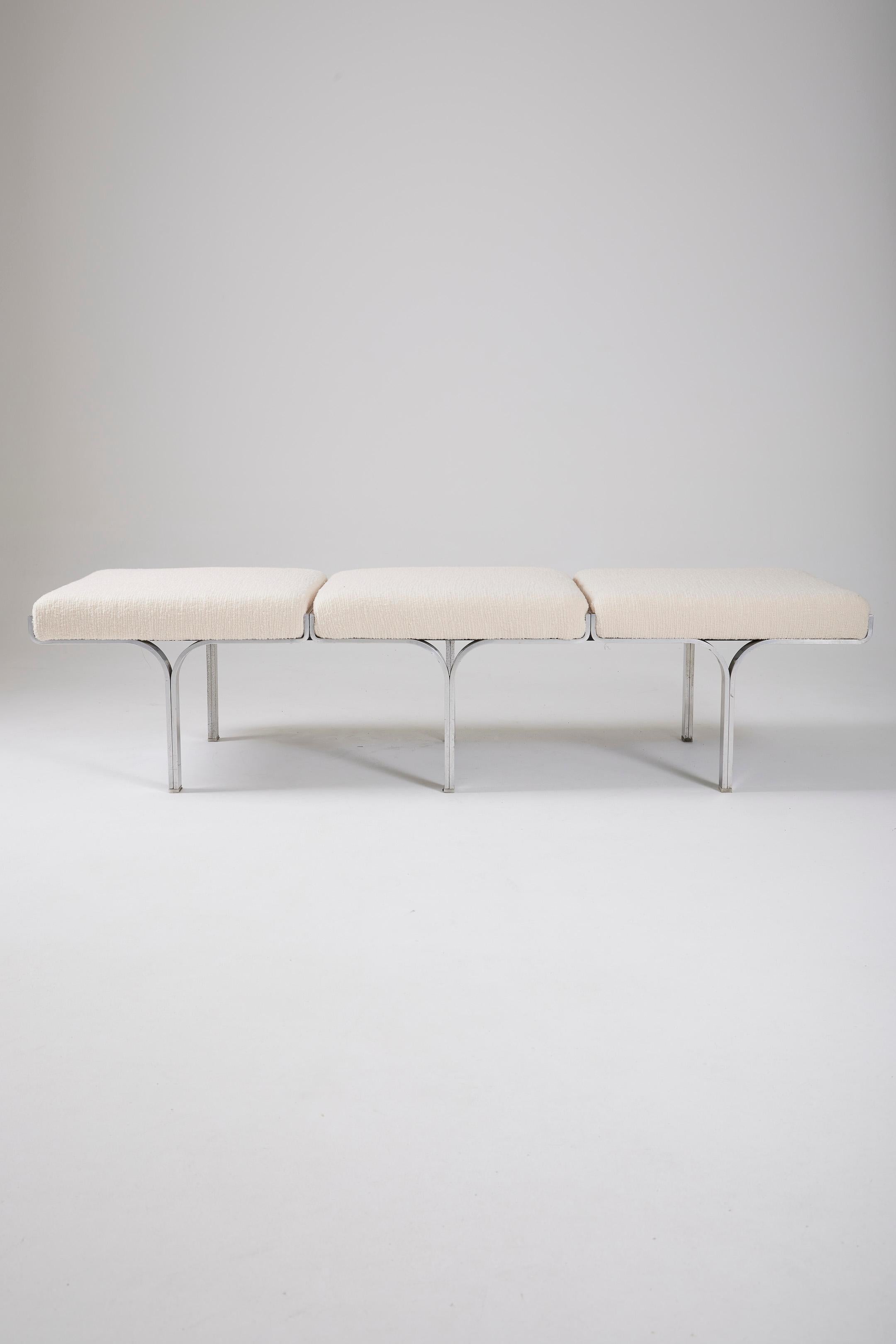 White bench by John Behringer For Sale 4
