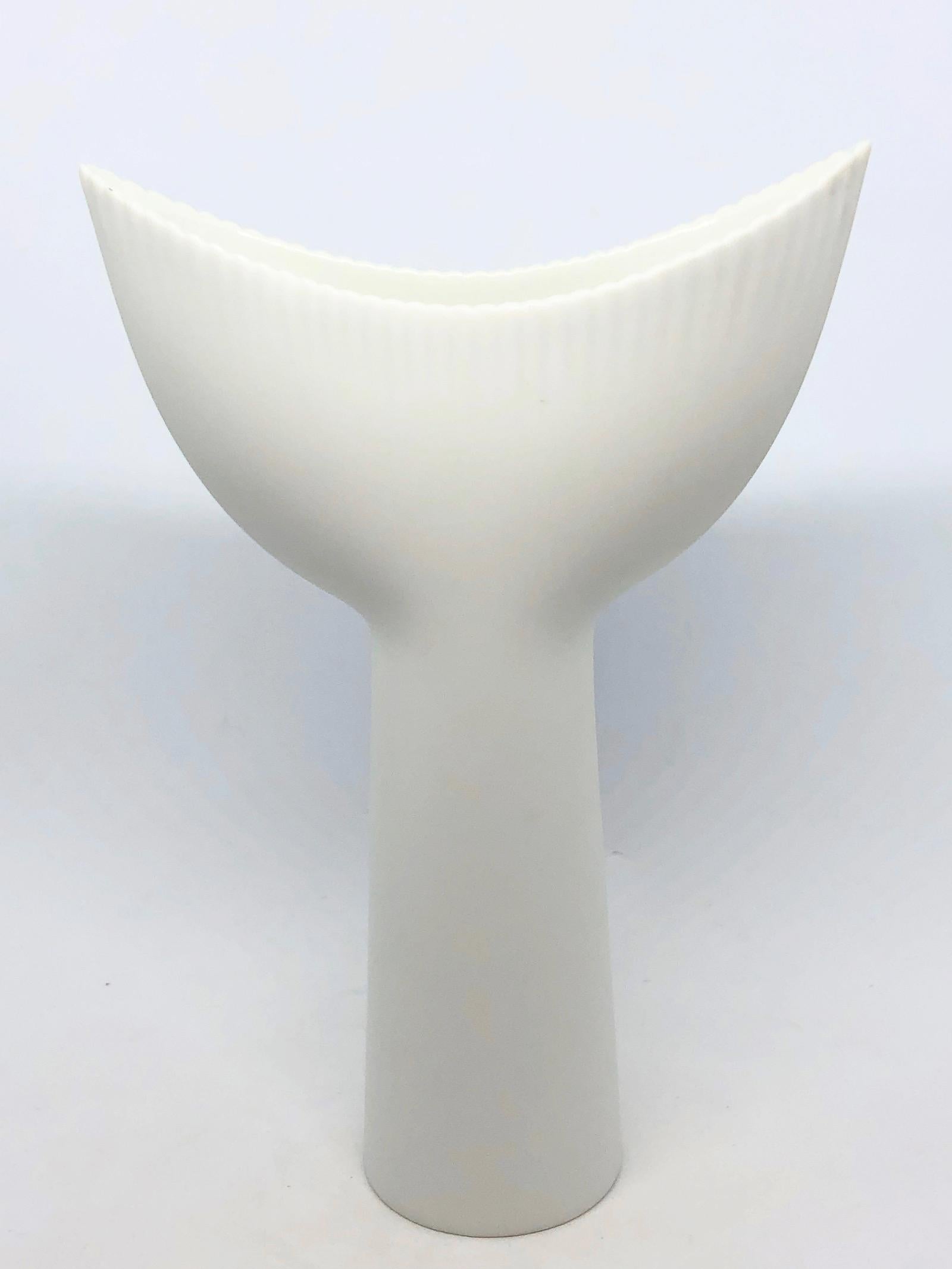 Porcelain White Bisque Vase by Tapio Wirkkala for Rosenthal Studio Line