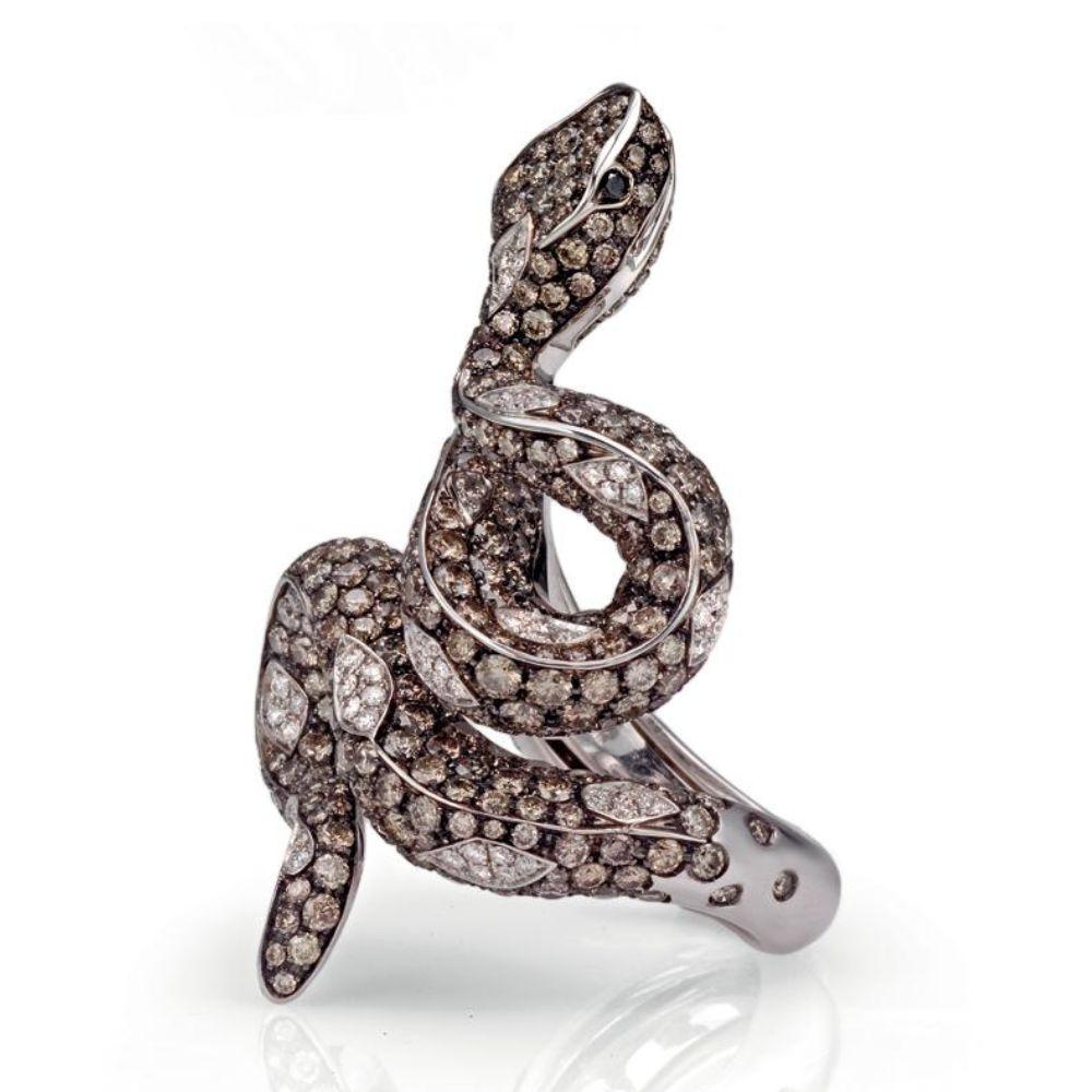 brown snake with black diamonds