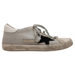 Weiß & Schwarz Golden Goose Low-Top Turnschuhe in Weiß & Schwarz Größe 6