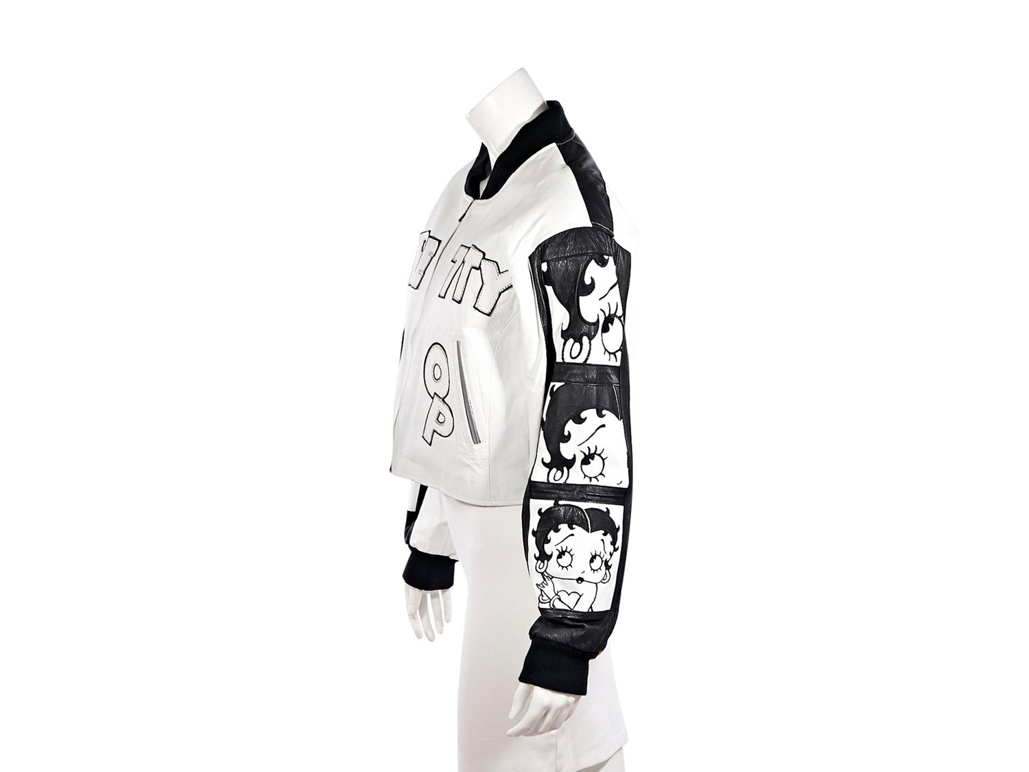 White and Black Vintage Montana Toons Betty Boop Jacket at 1stDibs | betty  boop leather jacket, montana toons jackets, betty boop jackets