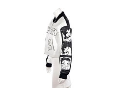 White & Black Vintage Montana Toons Betty Boop Jacket