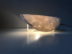 White Blister Glass Wall Sconce by Per Lütken for Holmegaard, 1970s