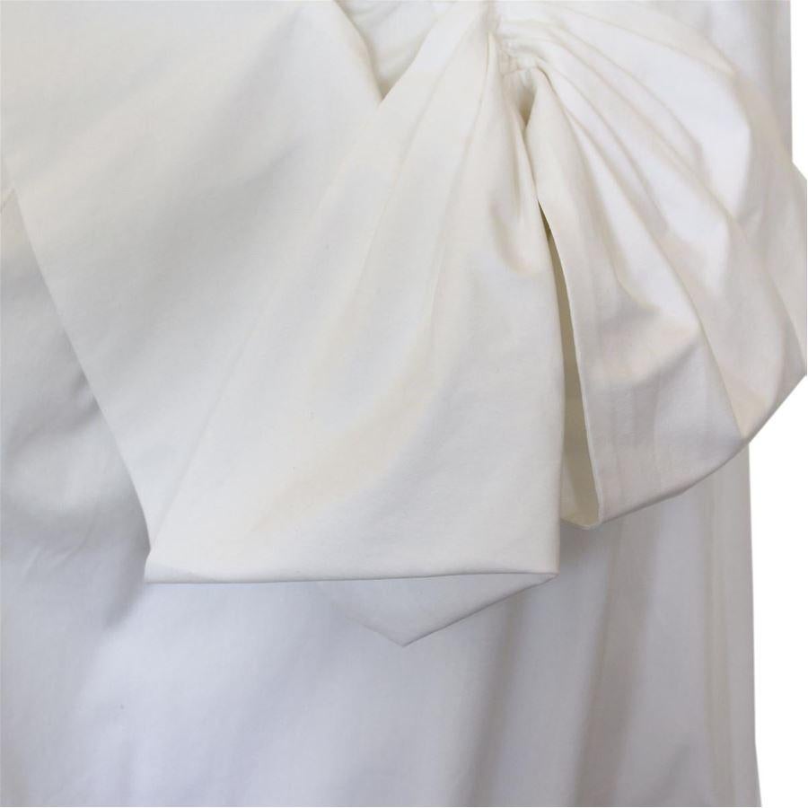 Gray Aquilano Rimondi White blouse size 44 For Sale