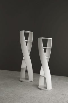 MYDNA, Bookshelves, Standing Shelf, Shelving Unit in White Finish by Joel