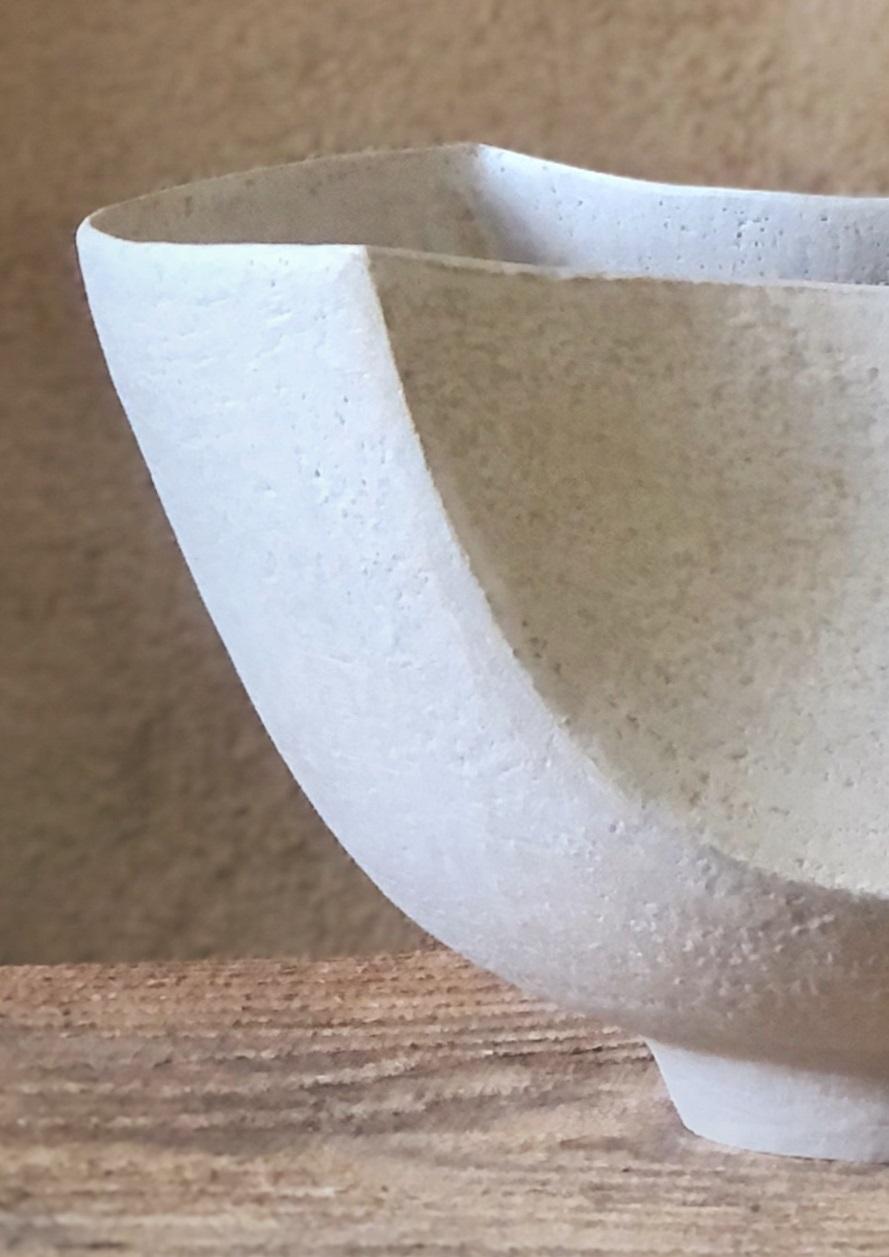 French White Bowl by Sophie Vaidie For Sale