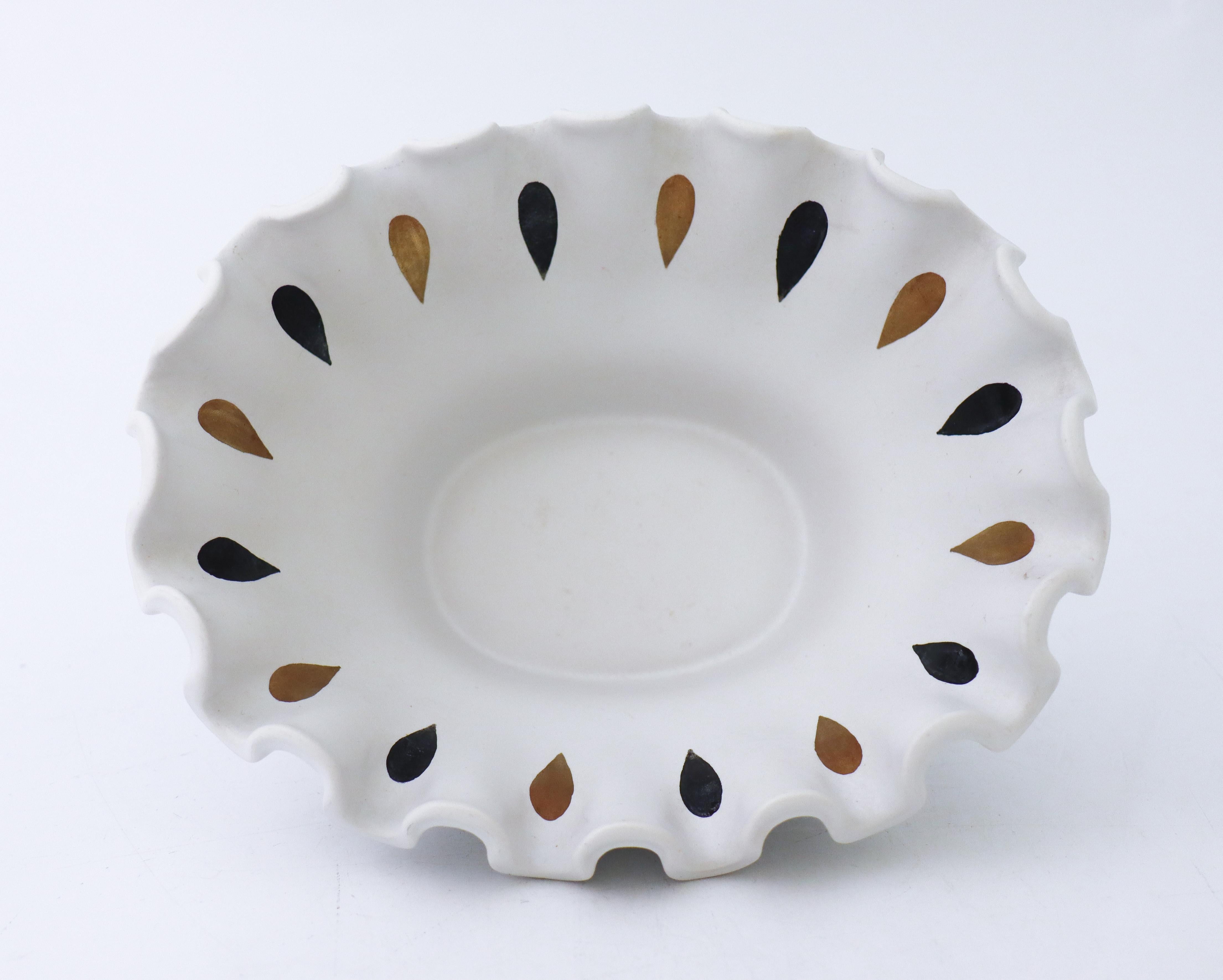 19th Century White Bowl 