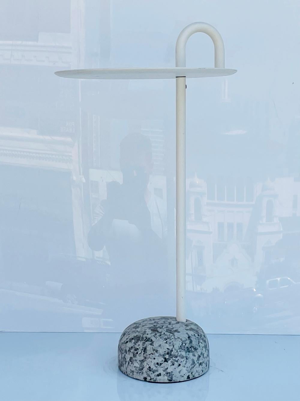Danish White Bowler Side Table by Shane Schneck for HAY Furniture