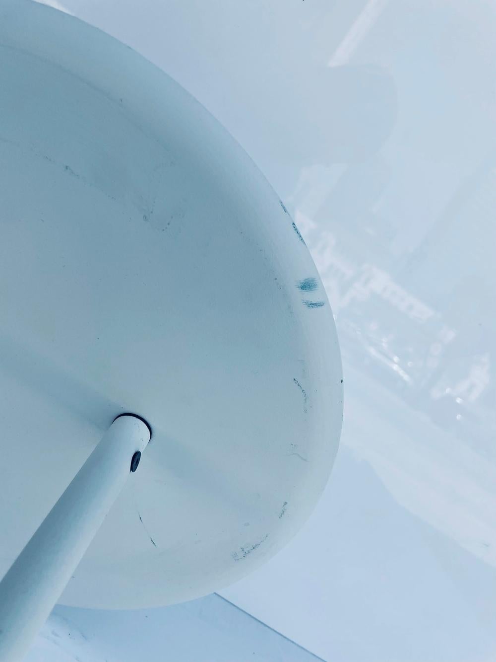 Powder-Coated White Bowler Side Table by Shane Schneck for HAY Furniture