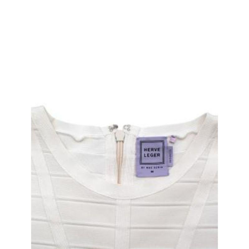 Women's White Breanna Bandage Dress For Sale