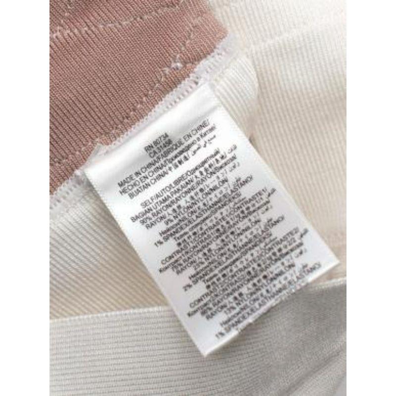 White Breanna Bandage Dress For Sale 5