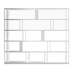 White Brera Bookcase, Designed by Lievore Altherr Molina