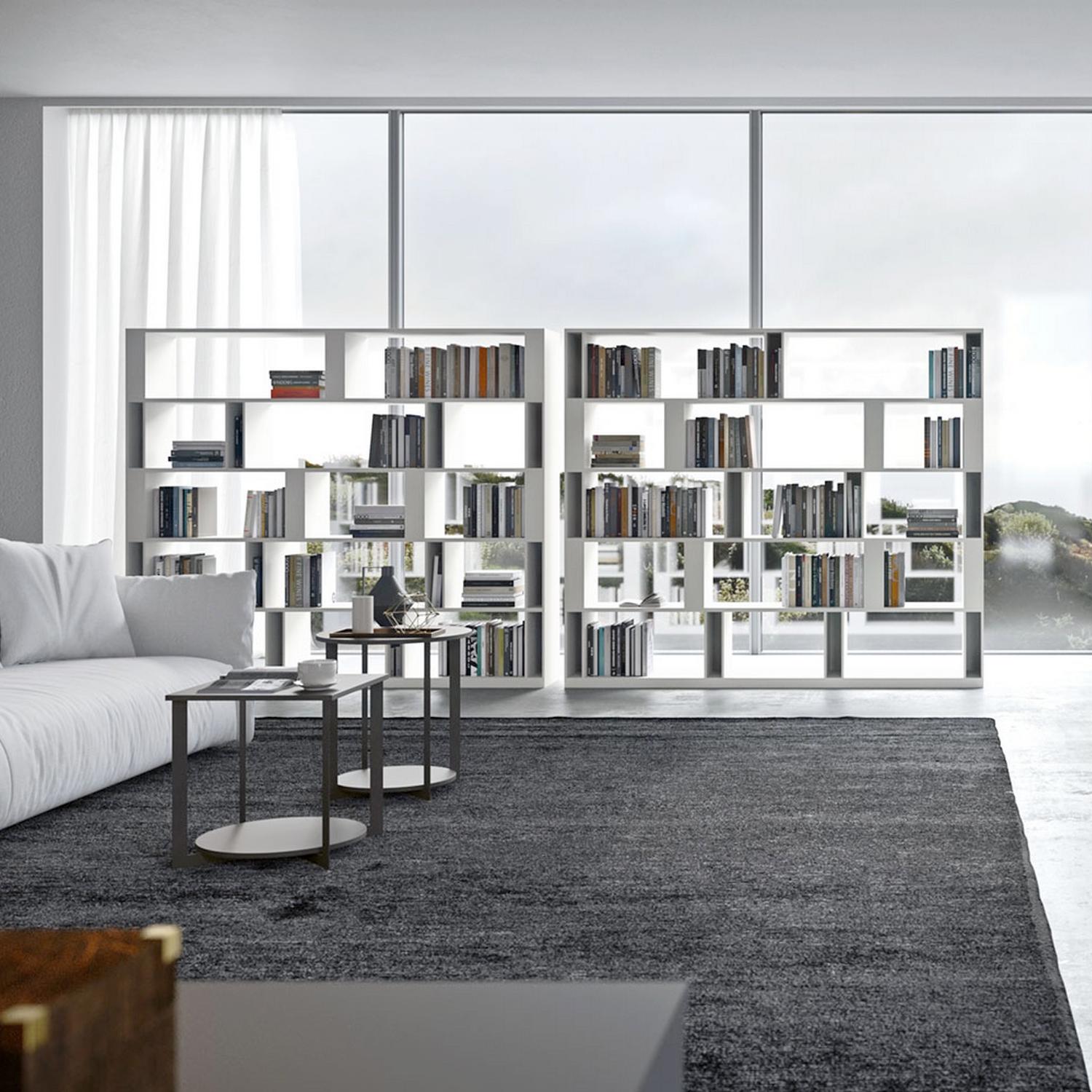 Italian White Brera Bookcase, Designed by Lievore Altherr Molina For Sale