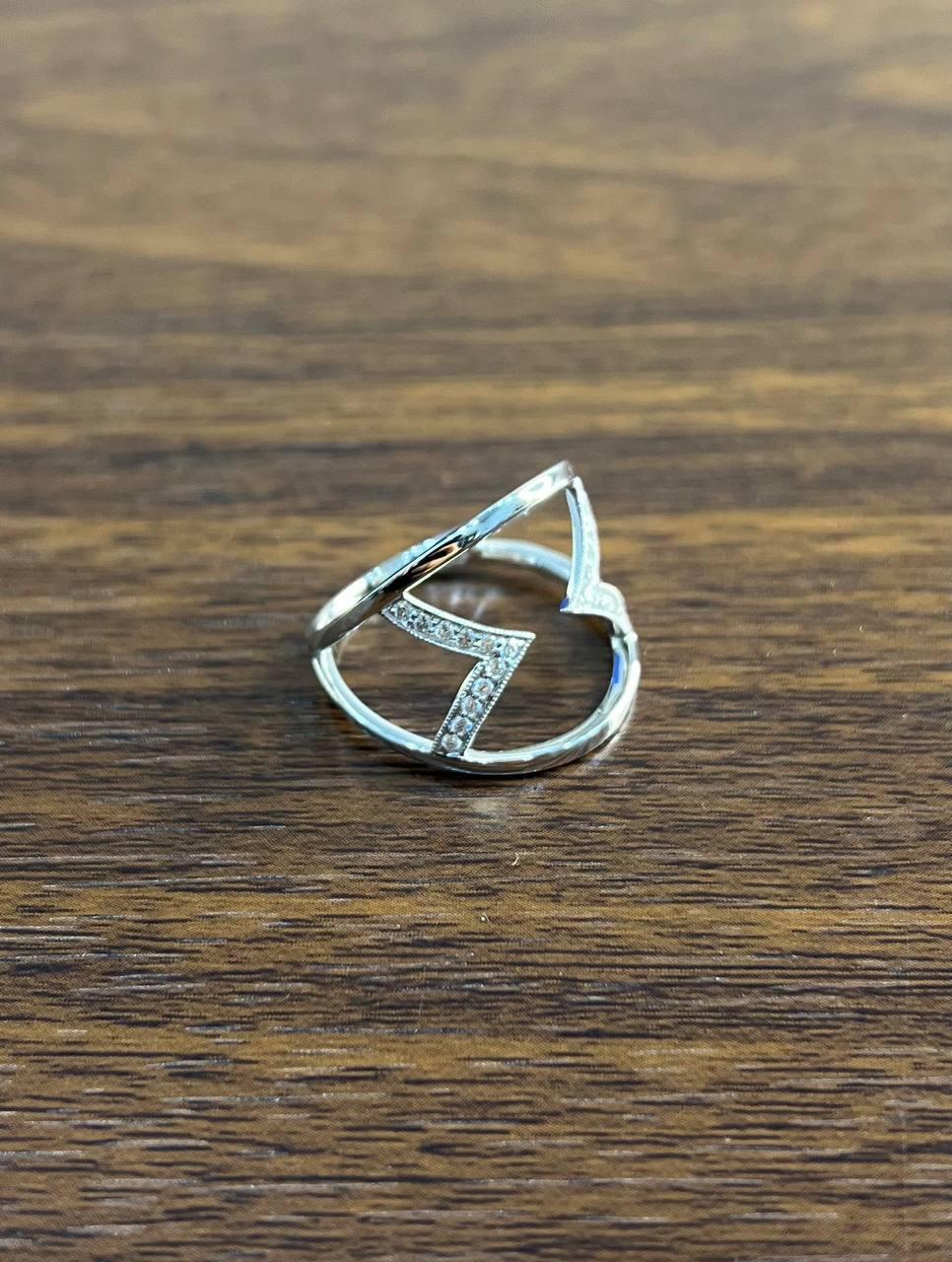Contemporary Elegance and Precision.

Set with Pavé Diamonds, 0.30 CTW G/VS Quality

Accented by Sleek Geometric Lines.