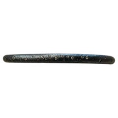 Bracelet manchette éparpillé de chutes de neige avec diamants blancs brillants