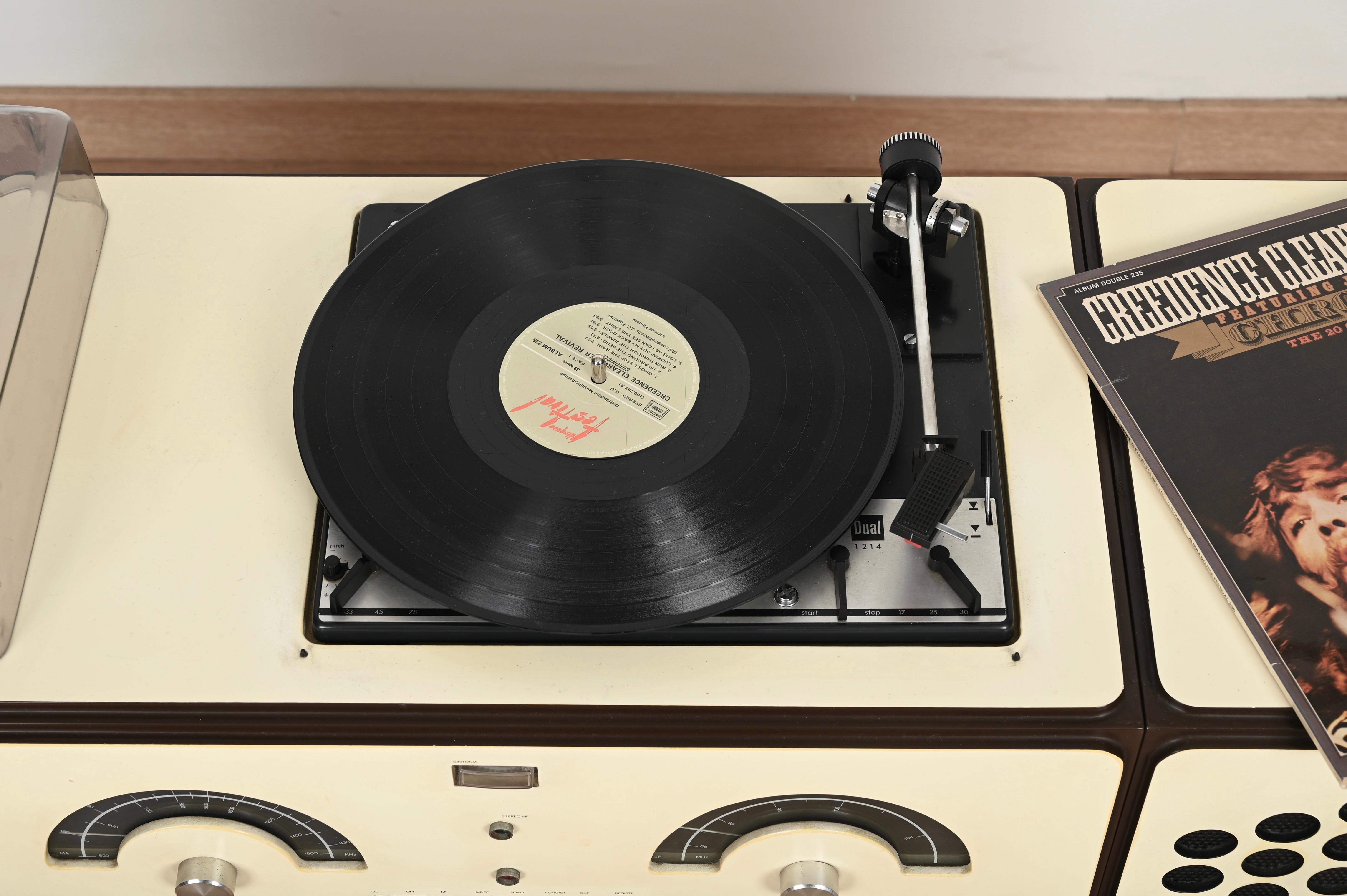 Radiofonografo e giradischi Brionvega RR126 bianco di Castiglioni, Italia 1965 in vendita 3