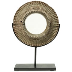White Bronze East African or Asian Large Bracelet, Early 20th Century Fine
