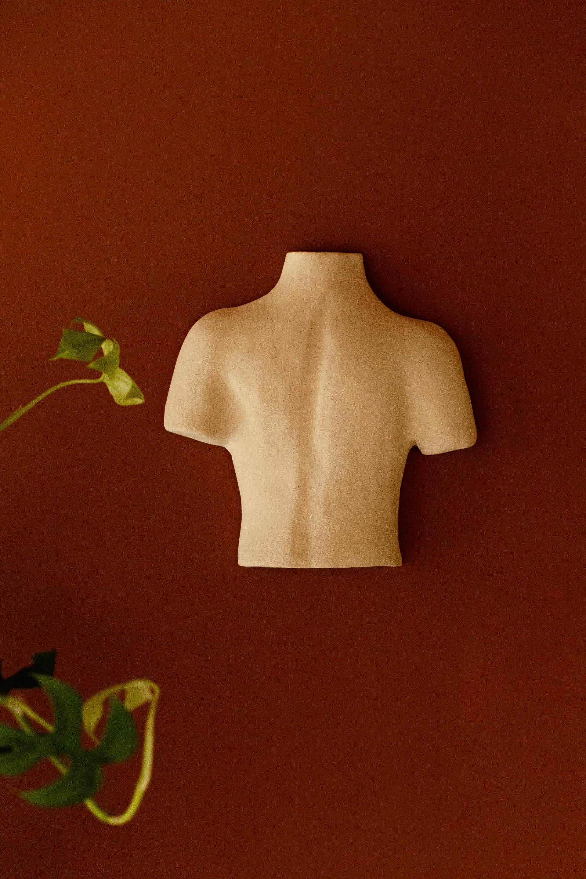 Contemporary White Brut Body Sconces by Di Fretto For Sale