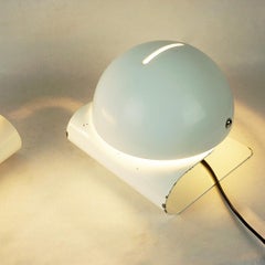 White Bugia Table Lamps by Giuseppe Cormio for Guzzini Italy