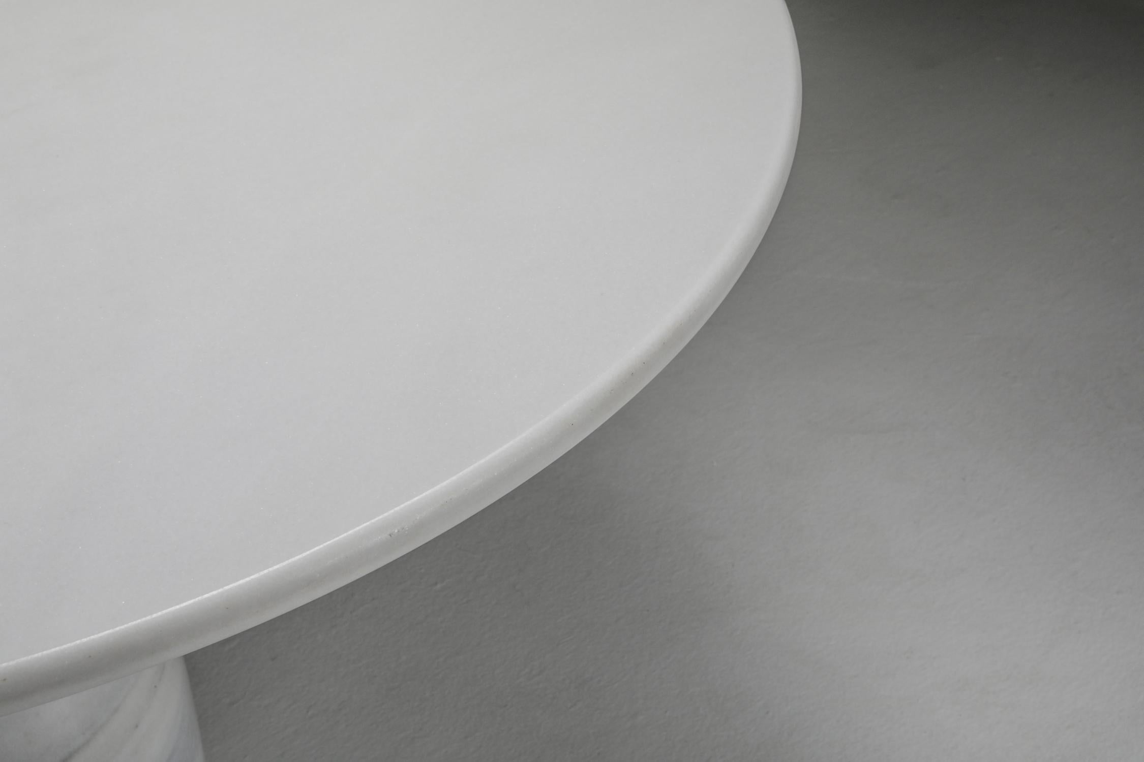 White Calacatta 'Finale' Marble Dining Table by Peter Draenhert 2
