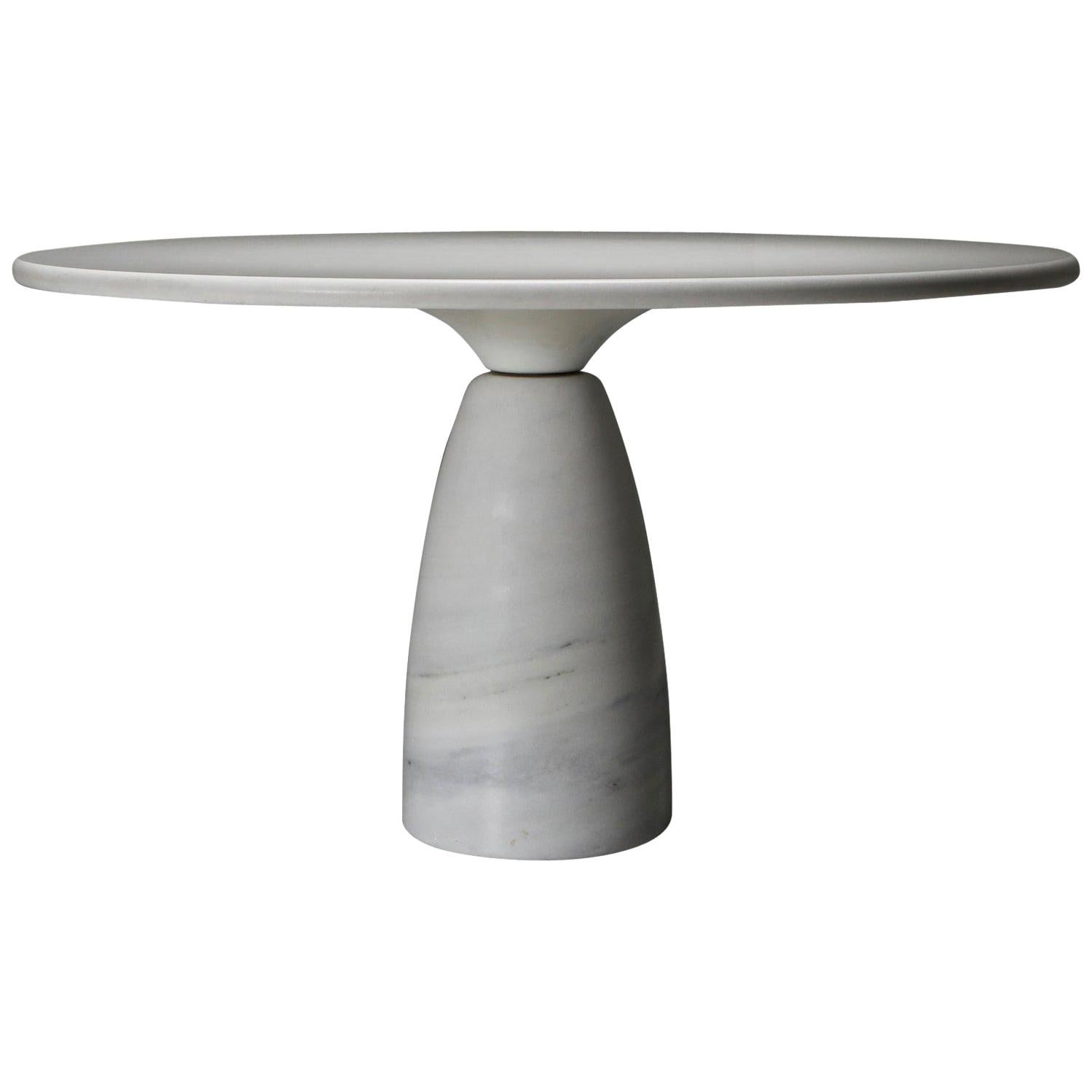 White Calacatta 'Finale' Marble Dining Table by Peter Draenhert
