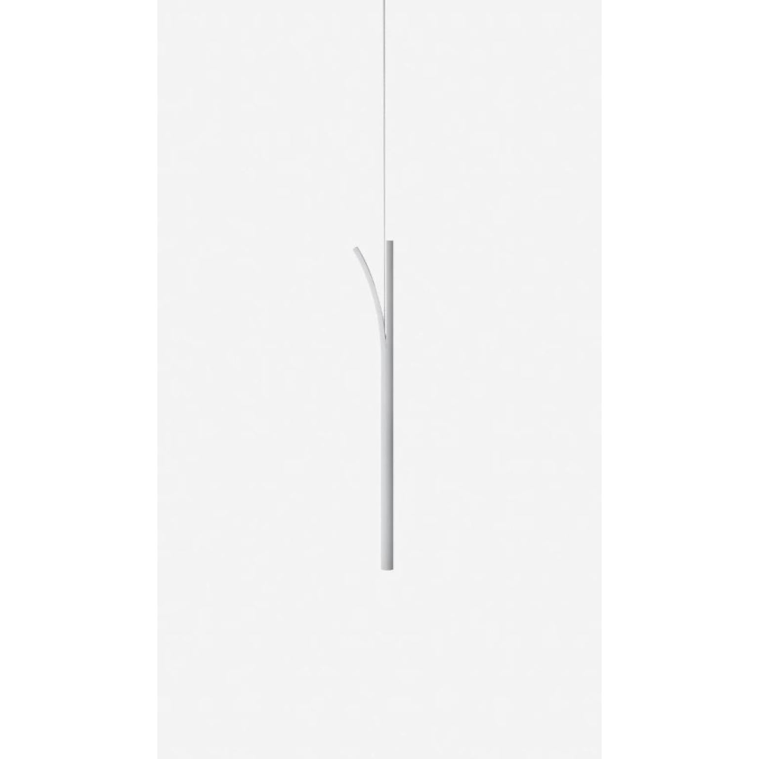 Brazilian White Cana Pendant Lamp by Wentz For Sale