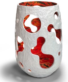 Jarrón escultural «White Candle Lantern», de Donatas Zukauskas