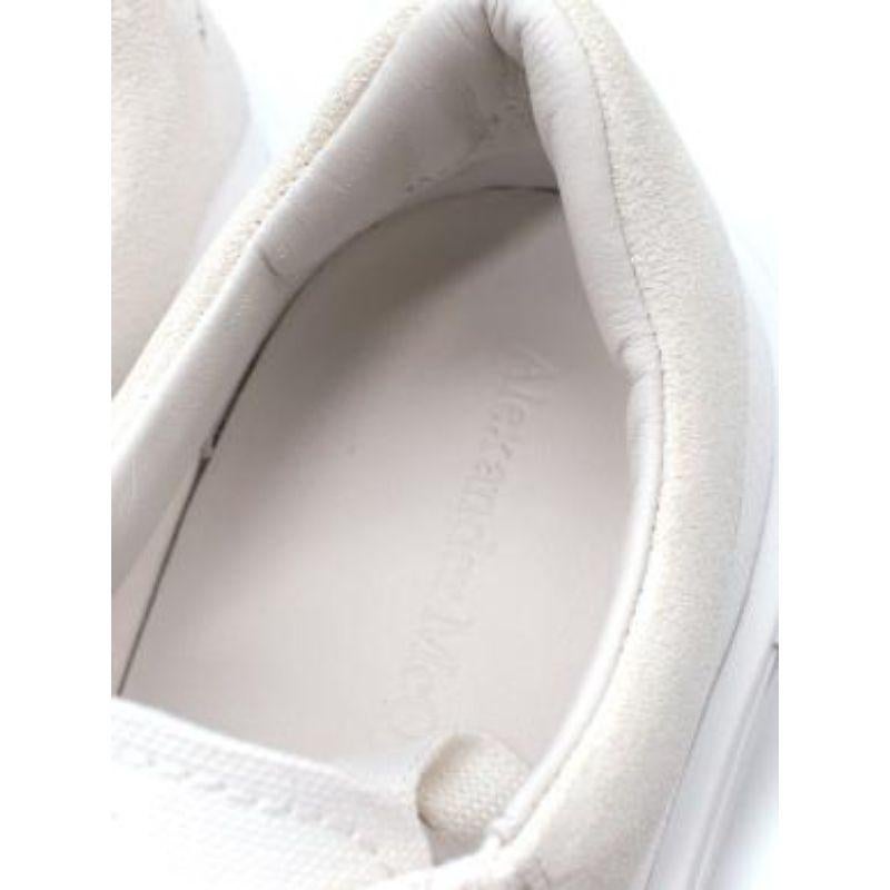 White canvas Deck sneakers For Sale 3