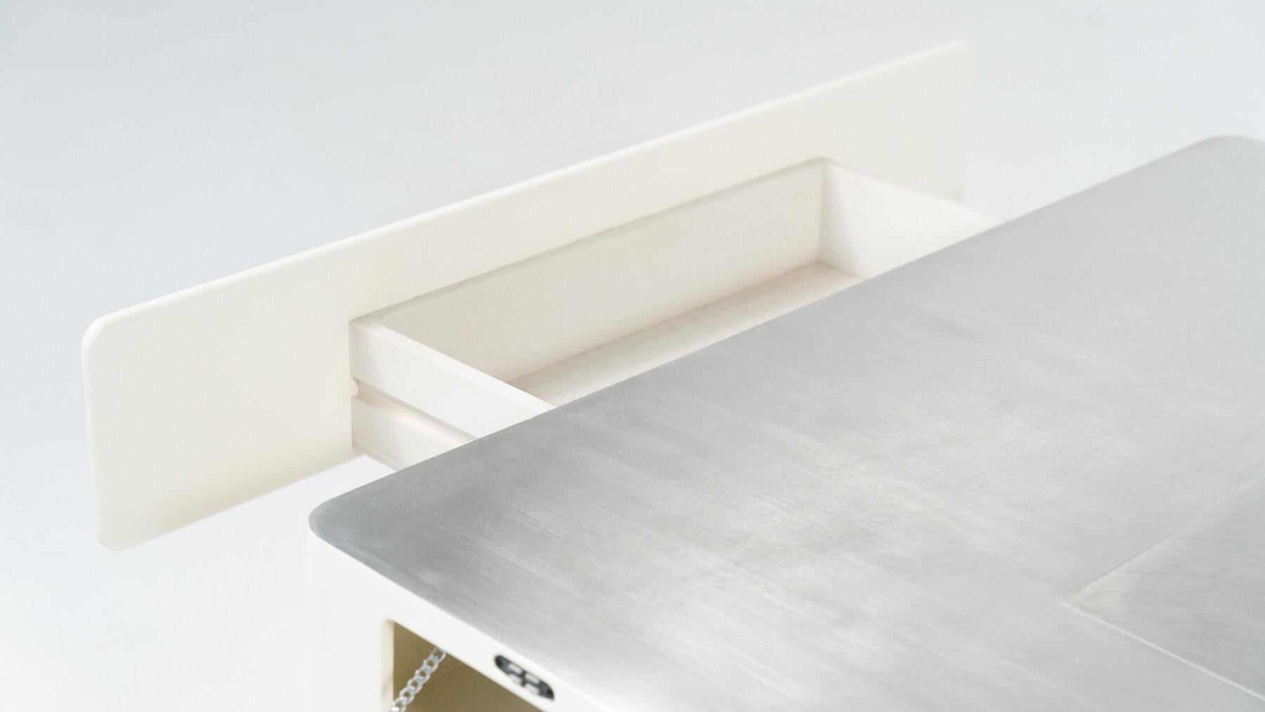 Table basse Caori blanche de Vico Magistretti pour Gavina, Italie, années 1960 en vente 4