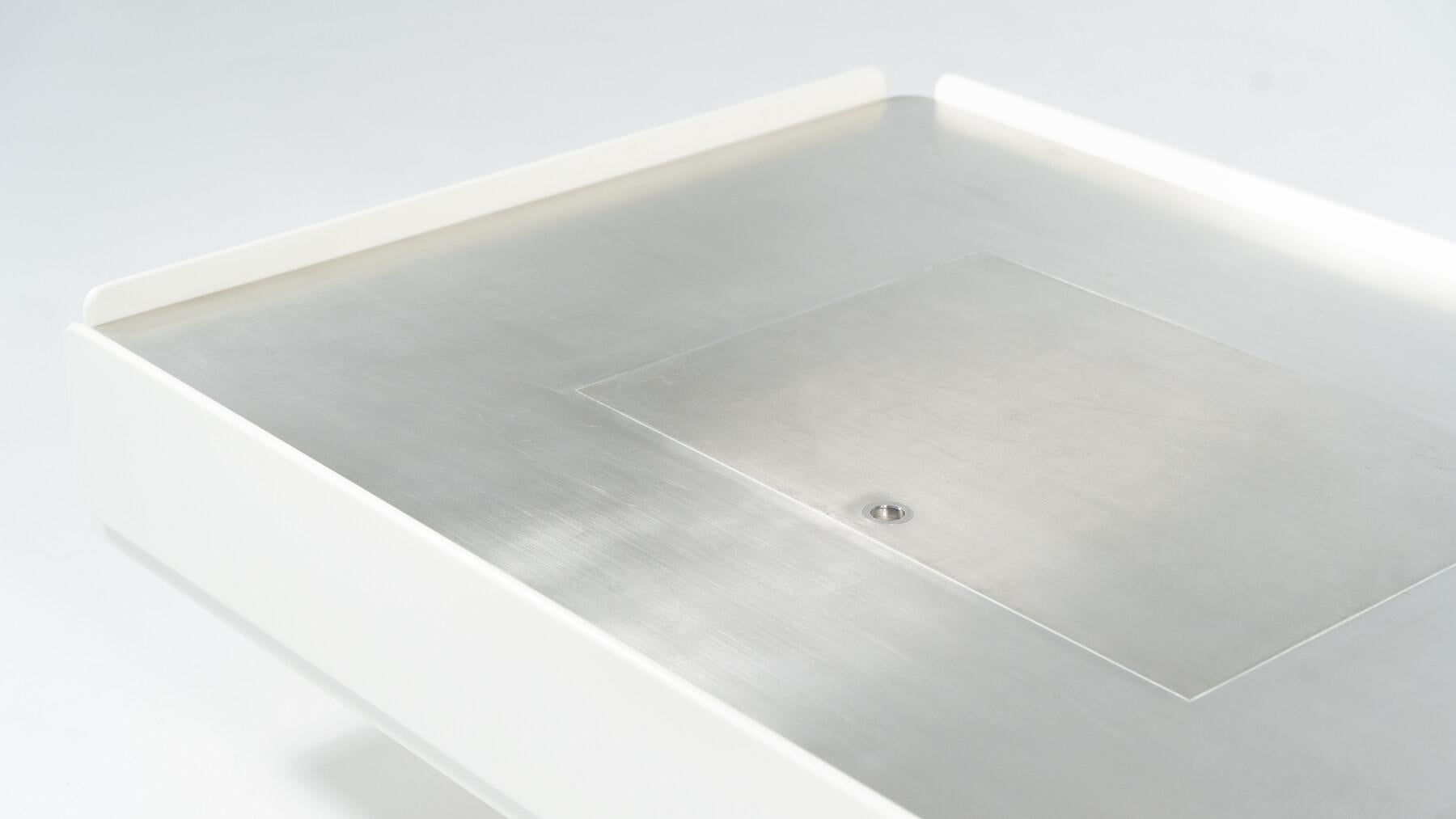 italien Table basse Caori blanche de Vico Magistretti pour Gavina, Italie, années 1960 en vente
