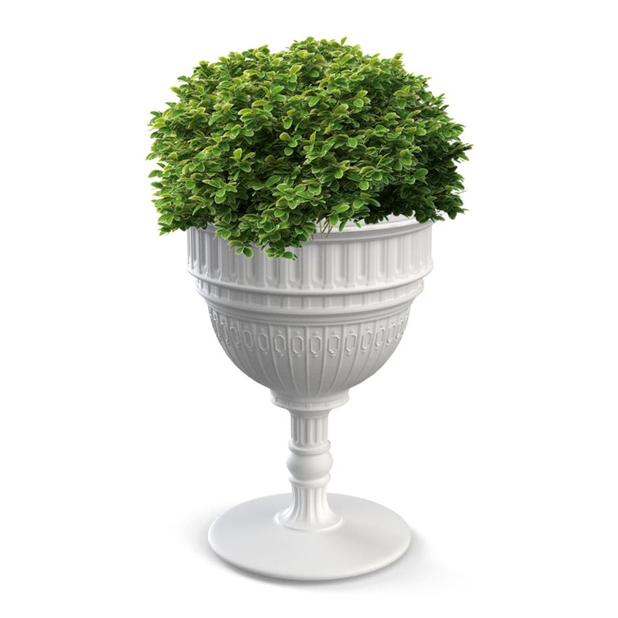 Modern In Stock, White Capitol Planter/Champagne Cooler, Designed by Studio Job