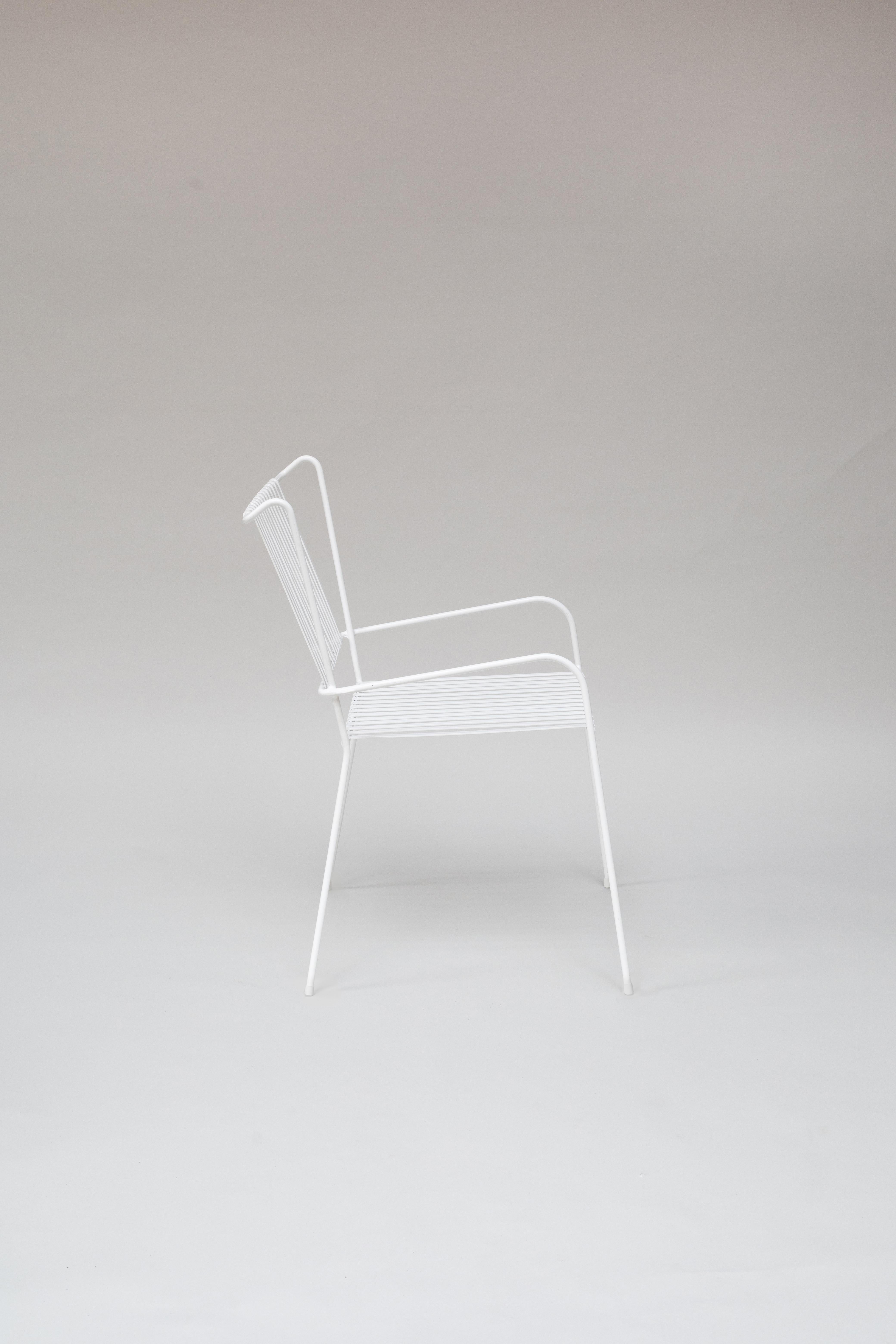 Post-Modern White Capri Chair by Cools Collection For Sale