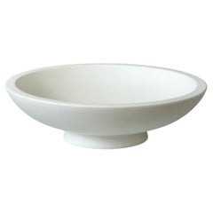 White 'Carrara' Footed Bowl by Wilhelm Kage for Gustavsberg, Sweden, 1930s