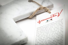 Handmade White Carrara Marble Long Cutting Board