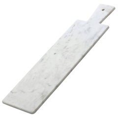 White Carrara Marble Cutting Board Long