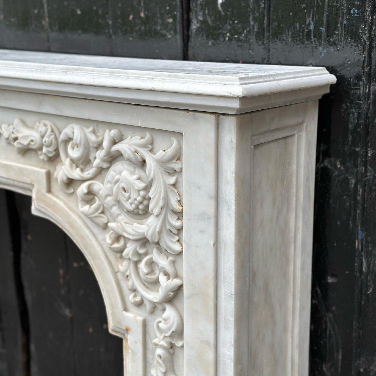 Carrara marble fireplace fireplace dimensions 73.5 x 110.5cm