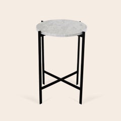 White Carrara Marble Small Deck Table by OxDenmarq