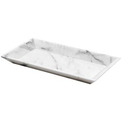 White Carrara Marble Tray / Plate