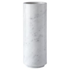 White Carrara Marble Vase