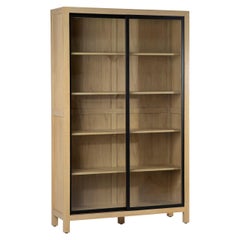 White Cedar & Iron Display Cabinet