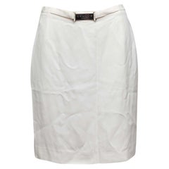 Gonna a tubino bianca Celine, taglia FR 42