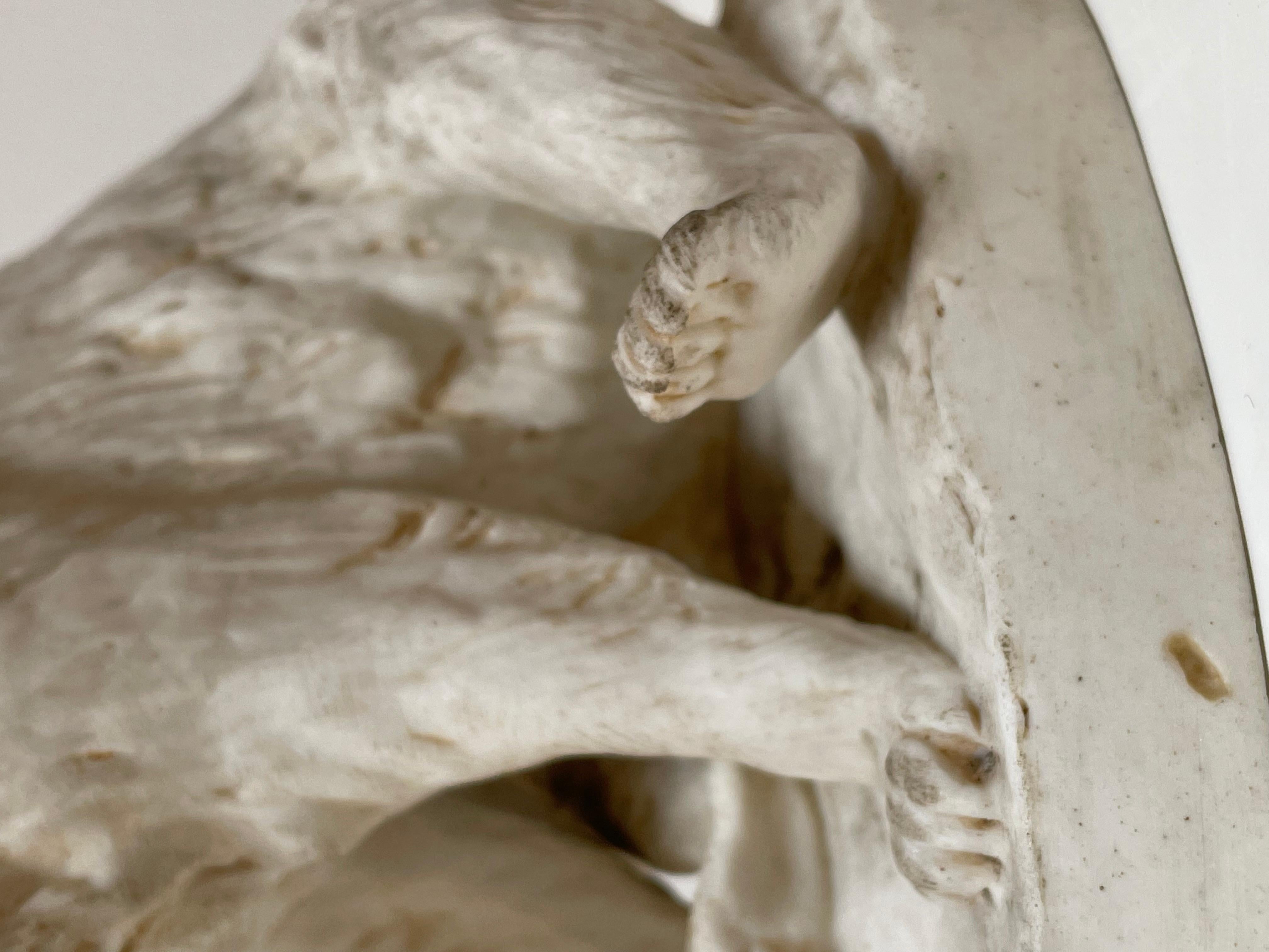 White Ceramic Bear Sculpture by Stellmacher Teplitz, 19th Century For Sale 2