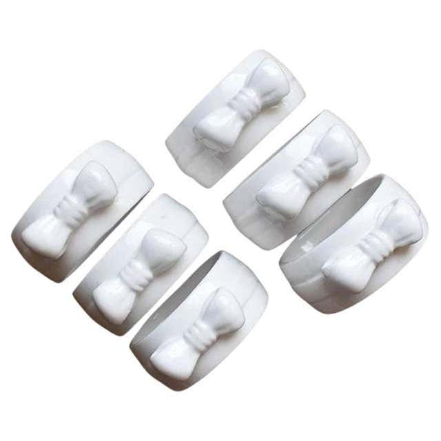 Coastal Bone China Shell Motif Napkin Rings, Set of 4 For Sale at ...