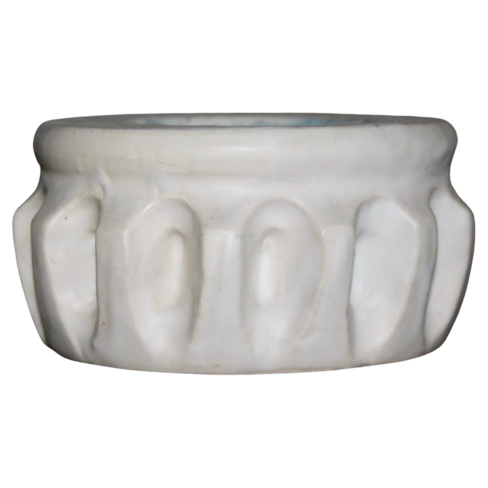 White Ceramic Cup by Callis Cabinet Maker