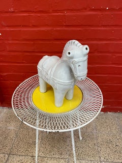 White Ceramic Horse