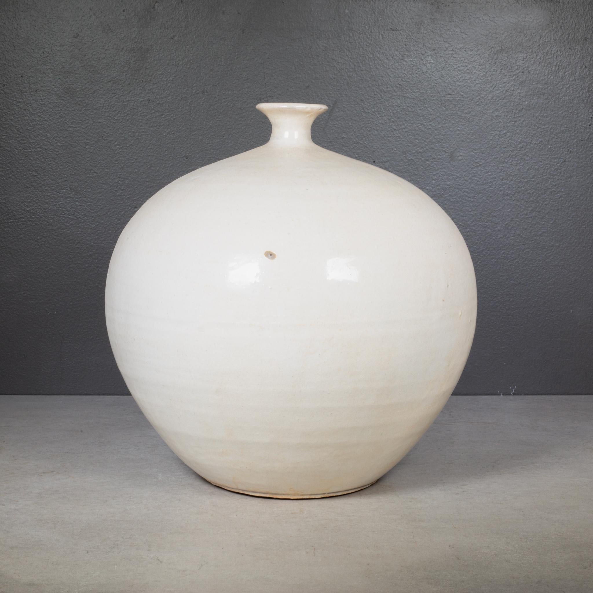 Vernissé Poterie de lait en céramique blanche en vente