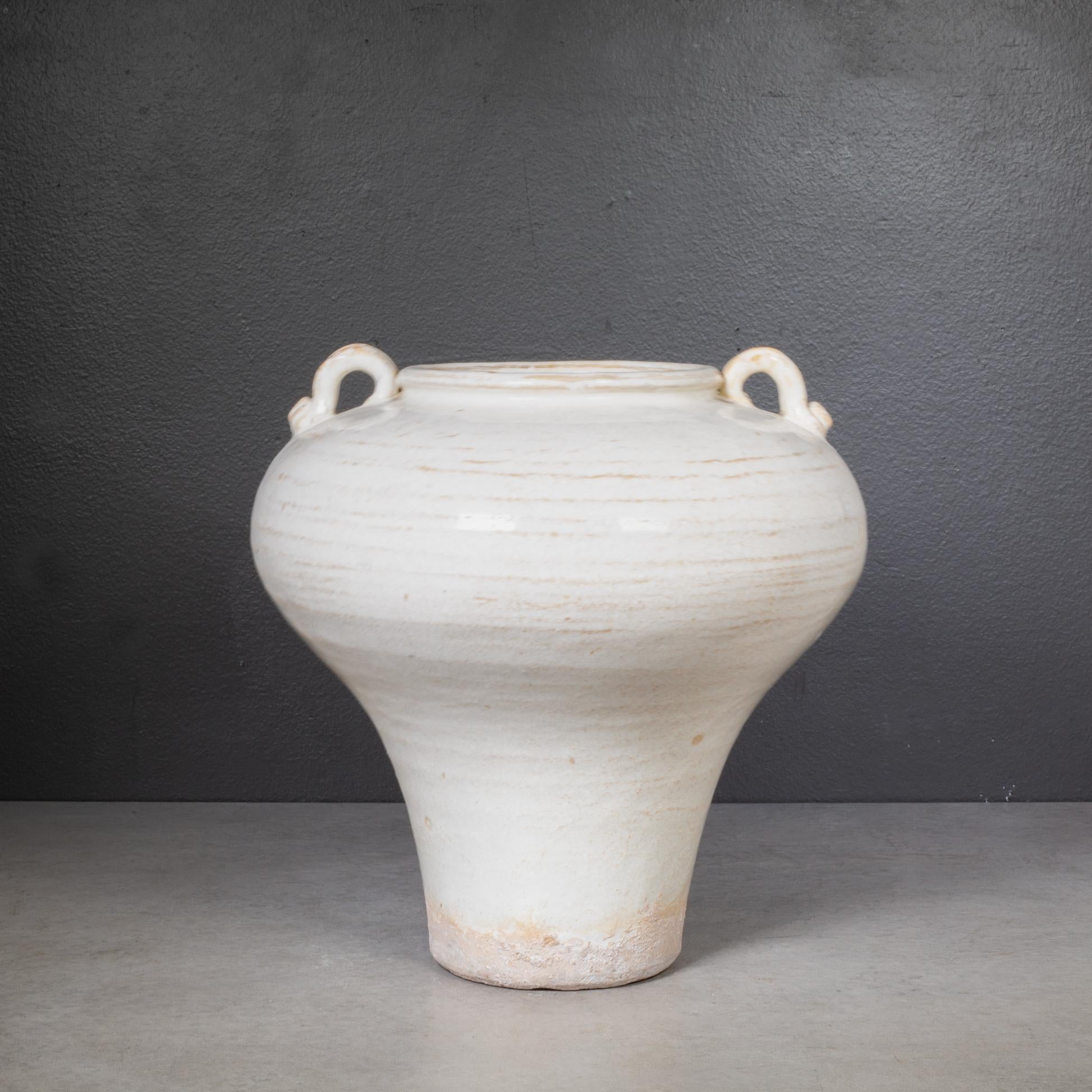 Céramique Poterie de lait en céramique blanche avec poignées en vente