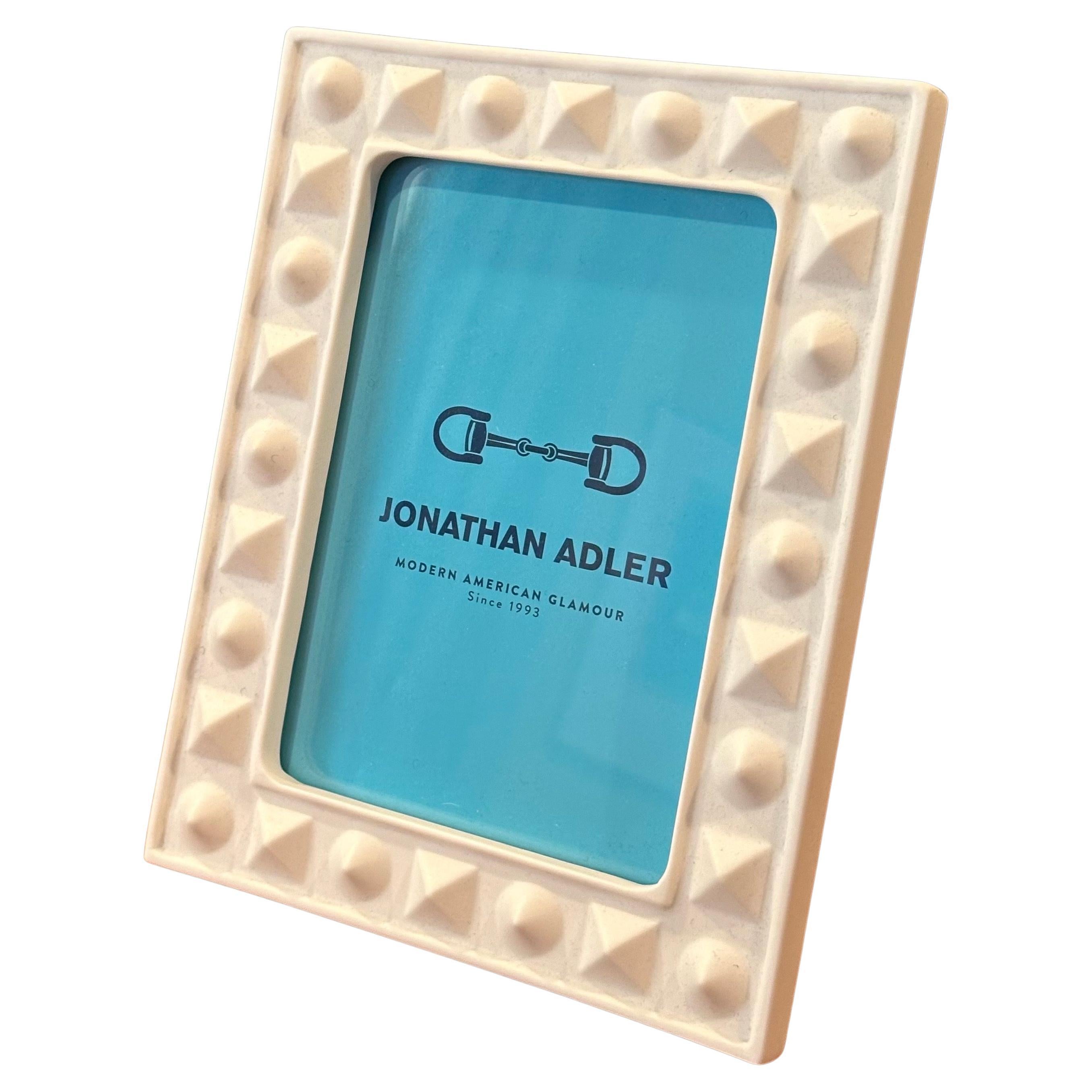 Marco de cerámica blanco de Jonathan Adler - Nuevo en caja en venta