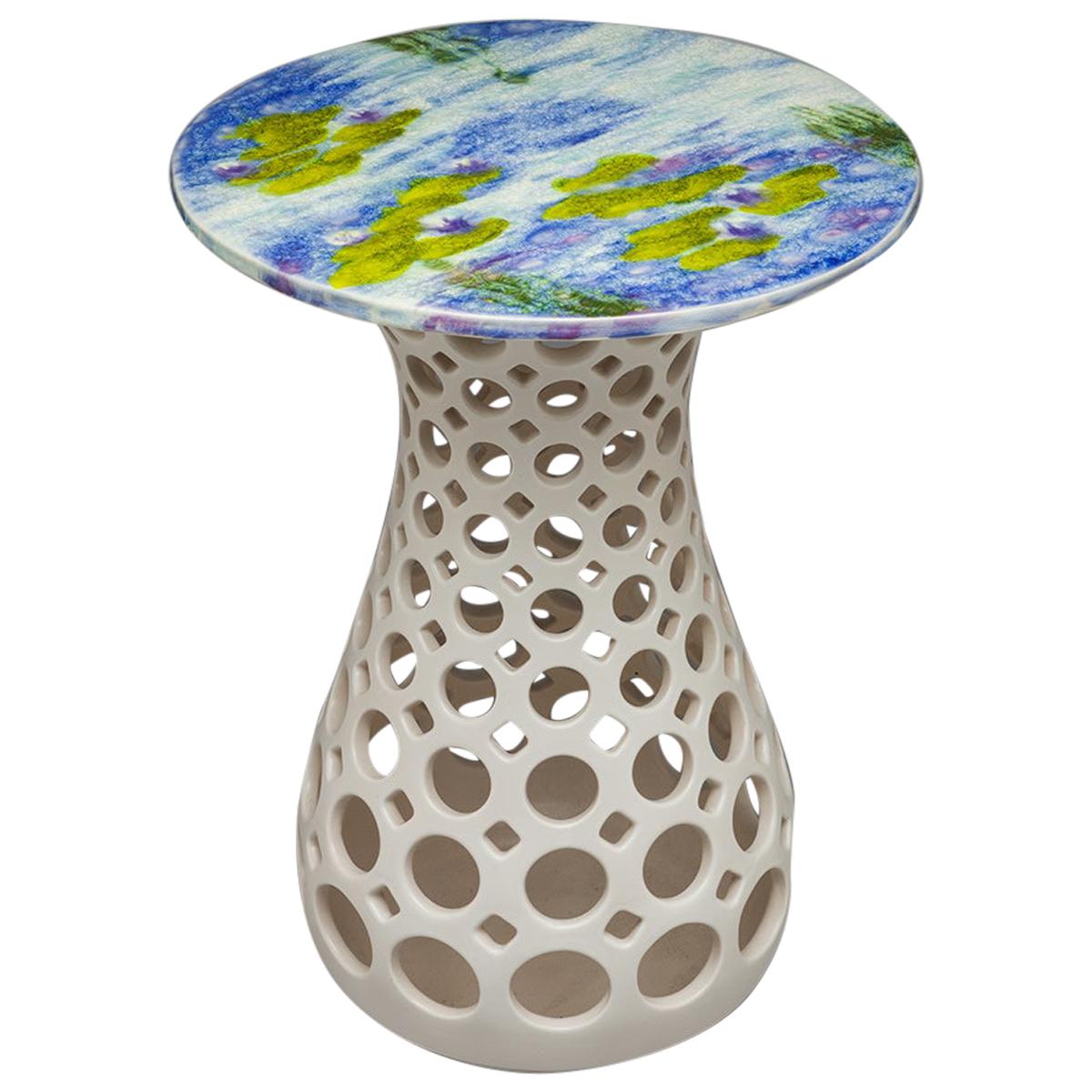 Ceramic Side Tables by Armelle Benoit at 1stDibs