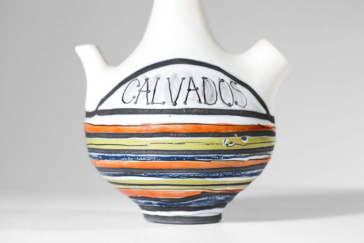 Mid-Century Modern White ceramic pitcher 